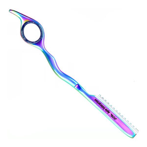 Hair Thinning Razors Stainless Steel Professional Sharp Blade Barbershop Hairdresser Precision Cutting <b>Tool</b> for <b>Smooth</b> Layering - Product Image 2