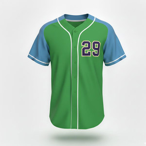 Maillot de baseball personnalisé pour homme, tissu performant, coupe flexible, conçu pour l'entraînement sportif, les matchs et une utilisation active. - Product Image 2