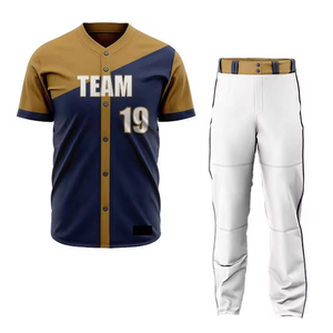 Nouvelle conception, uniforme de baseball de haute qualité, séchage rapide, en vente, prix de gros, uniforme de baseball respirant - Product Image 2