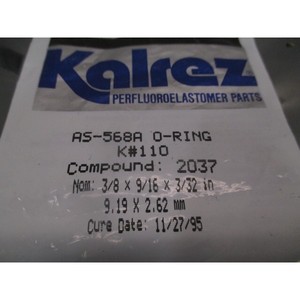 โอริง คาลเรซ AS-568A รุ่น K #   110, COMPOUND 2037, 113869 - อุปกรณ์และชิ้นส่วนเซมิคอนดักเตอร์ระดับโลกที่เชื่อถือได้ - Product Image 1