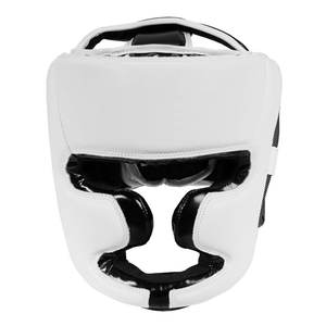 Protège-tête de boxe professionnel en cuir de vachette pour adultes, durable, confortable, haute résistance, respirant, imperméable et réglable - Product Image 1