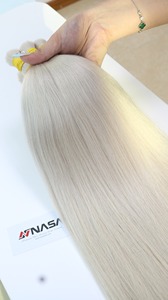 Extensiones de Cabello Vietnamita 100% Virgen de 24-32 Pulgadas, Textura Natural, Color PLA01, Resistentes a la Caída, Puntas Super Dobles, Más Vendidas - Product Image 3
