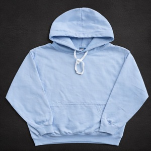 Sudadera con Capucha Beige para Hombre, Corte Regular, Felpa de Algodón, Informal, con Bolsillo Delantero, Estilo Vanguardista, Estampada - Product Image 4