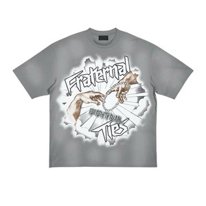 Conjunto de 2 Piezas para Hombre, Camisa y Pantalones Cortos de Secado Rápido, 100% Algodón, Ropa Casual Urbana Estampada, Ligera y Transpirable para Verano - Product Image 4