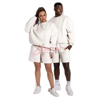 Ensemble de jogging deux pièces unisexe avec logo personnalisé Streetwear d'été respirant Ensemble sweat à capuche décontracté pour hommes et femmes