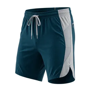 <b>Men's</b> Teal Gray Corduroy Breathable Quick Dry Casual Sport <b>Bermuda</b> <b>Shorts</b> with Drawstring Closure Custom Logo - Product Image 5