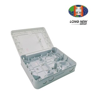 กล่องกระจายสายไฟเบอร์ออปติก FTTH พลาสติก ABS ยี่ห้อ LONGNEW พร้อมดีไซน์จัดการสายเคเบิลที่ปลอดภัย - Product Image 5