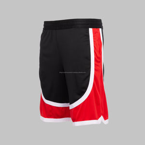 Joggers transpirables para hombre con logotipo personalizado bordado bajo MOQ ocio deportes baloncesto malla pantalones cortos de talla grande gimnasio pantalones cortos conjunto - Product Image 1