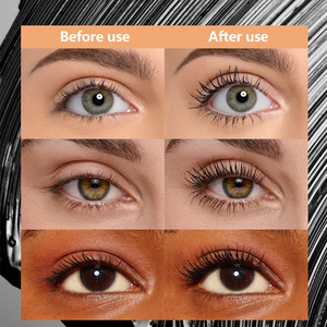 Mascara à deux brosses interchangeables, mascara noir waterproof allongeant et volumisant pour tous types de cils - Product Image 5