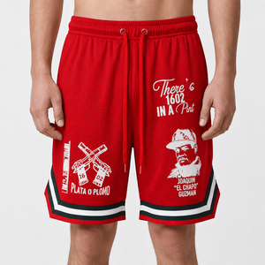 กางเกงขาสั้นออกกำลังกายผู้ชาย Street Pro Industries รุ่น High Street - ผ้าโพลีเอสเตอร์ตาข่าย 100% เอวกลาง ยืดหยุ่น ระบายอากาศได้ดี มีกระเป๋า แห้งเร็ว - Product Image 3