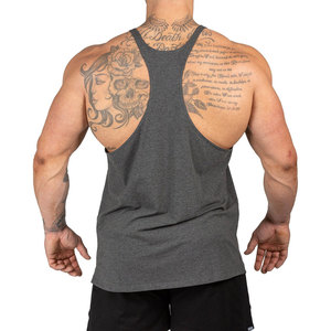 Débardeur de sport pour homme en coton de haute qualité, nouvelle arrivée, logo personnalisé OEM, débardeur musculaire, style décontracté, débardeur stringer - Product Image 2