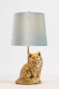 Luxury Modern Cat <b>Table</b> <b>Lamp</b> Animal Design Home Decor Bedside <b>Lamp</b> Diwali Gold-Tone <b>Base</b> Tabletop Indoor Use - Product Image 3