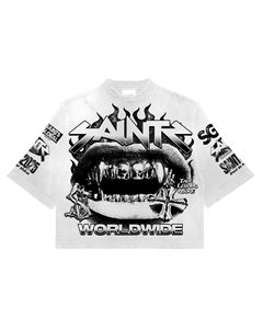 DISCOVER-IMPEX 2026 Camiseta Gráfica Oversize para Hombre, Estampado Streetwear, Algodón, Casual, Moda - Product Image 2