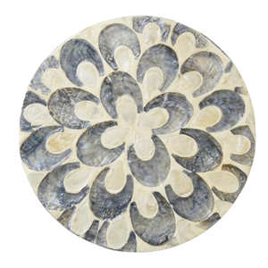 Natural Shell Charger Plate Boho Style Placemat for Beach Wedding & Upscale Restaurant Style Storage - Product Image 2