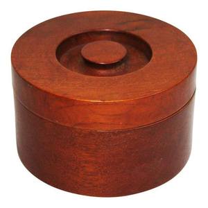 Wooden Storage Jar Wooden Lid Classic Design Durable Eco-Friendly Multifunction 250mL Spice <b>Container</b> for Kitchen Countertop - Product Image 1