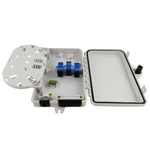 Boîtier de distribution de fibre optique FTTH ODF 6 cœurs en ABS blanc étanche IP65 pour extérieur -40~+80 - Product Image 4