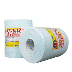 Lingettes industrielles blanches pour salle blanche OEM ODM 30x30cm, 320 lingettes par rouleau, haute qualité, directement de l'usine, en tissu non tissé, écologiques - Product Image 1