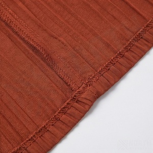 Abaya décontractée de haute qualité pour femmes, à manches longues, à double boutonnage, plissée, col rabattu, nouvelle arrivée - Product Image 6