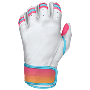 Gants de frappeur de baseball en cuir Cabretta personnalisés, manchette courte, logo personnalisé, haute adhérence, antidérapants, souples, légers, pour l'entraînement et l'équipe - Product Image 2