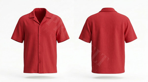 เสื้อเชิ้ตคอปกติดกระดุมสำหรับฤดูร้อนเสื้อเชิ้ตลำลองผ้าฝ้ายน้ำหนักเบาระบายอากาศ - Product Image 5