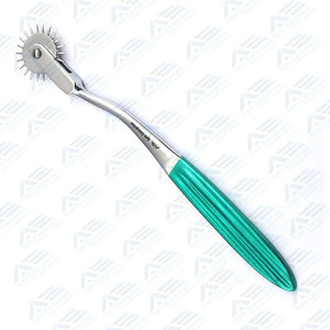Instrumento quirúrgico de precisión Wartenberg Neuro Pinwheel de la mejor calidad para pruebas neurológicas Molinete de sensación de acero inoxidable verde - Product Image 6