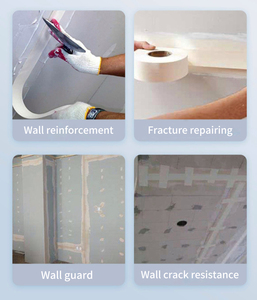 Vente chaude, matériau de base en papier kraft <span class=keywords><strong>blanc</strong></span> écologique pour la fabrication de ruban adhésif pour joints de cloisons sèches (pour les coins de plaques de plâtre) - Product Image 6