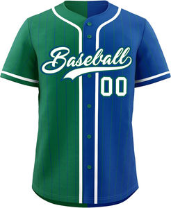 Maillot de baseball/softball personnalisé pour adulte, respirant, grande taille, séchage rapide, en mesh, avec boutons, logo brodé, nom et numéro - Product Image 5