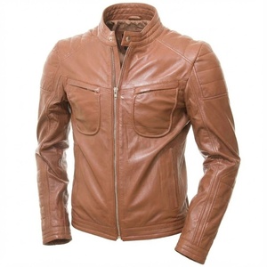 Veste en cuir pour homme au meilleur prix, de bonne qualité, respirante, imperméable, avec design personnalisé, service OEM - Product Image 1