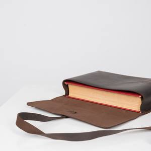 Funda de Cuero Genuino Hecha a Mano de Lujo con Logotipo Personalizado, Fabricante de Fundas para Libros, Funda para Diario Recargable, LBC-0016 - Product Image 5