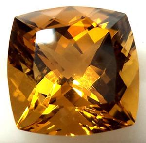 Cojín facetado corte calibrado tamaño suelto citrino piedra preciosa mejor para el uso de ajuste de la joyería a precios al por mayor a granel OEM - Product Image 3