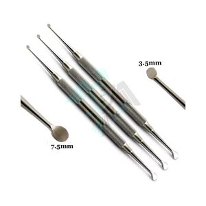 Fabricante superior Pissco para juego de 7 curetas quirúrgicas Gracey Instrumentos dentales de higiene periodontal Instrumentos dentales - Product Image 2