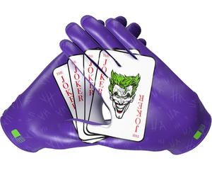 ถุงมือรับบอลอเมริกันฟุตบอล XORTS XC-AFG703 รุ่น Custom Joker สีม่วง พร้อมซิลิโคนกันลื่น ปิดด้วยแถบตีนตุ๊กแก เหมาะสำหรับใช้งานกลางแจ้ง - Product Image 1