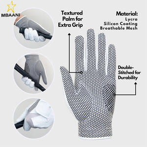 Gant de golf pour homme à porter sur la main gauche, antidérapant, avec silicone pour une meilleure adhérence, en cuir synthétique, polyuréthane durable, toutes saisons - Product Image 3