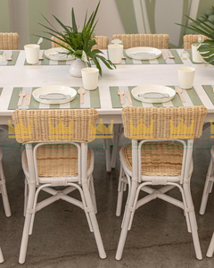 Chaise pour enfants en rotin artisanal à louer pour les organisateurs d'anniversaires, les mariages, les événements, les festivals et les décorations de fêtes pour enfants haut de gamme - Product Image 2