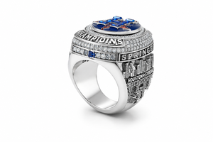Anillo de Campeonato de los Astros de Houston, Campeones del Mundo, Anillo de Cóctel para Hombre, Acero Inoxidable, Diseño de Estrella con Circonita Cúbica - Product Image 4