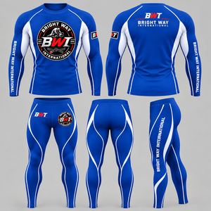 UPF50+ <b>swim</b> shirt <b>men</b> Customized Shorts Mma Muay Thai Shorts Mma Shorts Bjj Rash Guards - Product Image 1