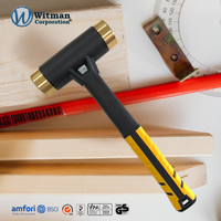 Capuchon d'extrémité en laiton remplaçable, anti-choc et anti-étincelle, diamètre. 43mm HRB60 pour marteau souple, travaux de construction lourds, OEM, bricolage