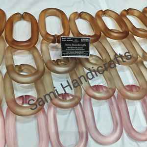 Chaînes en résine époxy transparentes colorées de grande taille pour la création d'œuvres murales personnalisées - Product Image 3