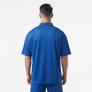 Polo T-shirt Homme Grande Taille Manches Courtes Qualité Supérieure Décontracté Épaules Tombantes Vente en Gros - Product Image 3