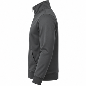 Vente en gros : Sweat-shirt à capuche zippé en coton imperméable, couleur unie, décontracté, grande taille, avec poches, pour l'automne - Product Image 3