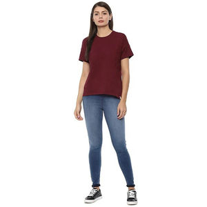 T-shirts pour femmes à prix raisonnable, de qualité supérieure, décontractés, respirants, à bas prix, en vente. - Product Image 3