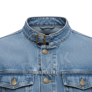 Veste en jean pour homme avec impression de logo personnalisé, créez votre propre veste en jean tendance, veste d'hiver - Product Image 5