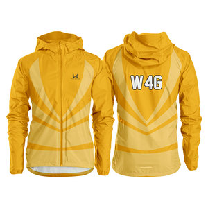 Custom Printed Logo Eco Friendly Quick Dry Breathable 100% Nylon Coated Windbreaker Hooded Waterproof Casual Spring Wear <b>Coat</b> - Product Image 3