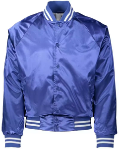 Veste universitaire personnalisée OEM vierge à broder, veste de baseball en soie, veste bomber en satin pour homme, veste unisexe, vêtements grecs - Product Image 6