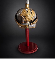 Réplique de casque Prussien Pickelhaube |   Armure historique à pointes en acier pour exposition sadaf riyaz - Product Image 4