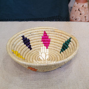 <b>Large</b> 11 inch Natural Moonj Grass <b>Basket</b> Open <b>Basket</b>-Eco-Friendly Durable Mini Size - Product Image 3