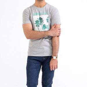 Camiseta de Lona Oversize para Hombre con Estampado de Pantalla, Logotipo Personalizado Premium, Casual, Antiarrugas, 100% Algodón Transpirable, Venta al por Mayor para Verano - Product Image 6