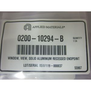 AMAT 0200-10294 หน้าต่างมองเห็นภายนอก อลูมิเนียมแข็งแรงทนทาน - อุปกรณ์และอะไหล่เซมิคอนดักเตอร์ระดับโลกที่เชื่อถือได้ - Product Image 6