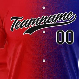Lightweight Men's Baseball Jersey Short Sleeve Customizable High Quality Breathable Anti-Bacterial Hot Selling Wholesale - Product Image 2