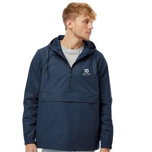 Men's Hooded Water Resistant Windbreaker Anorak <b>Jacket</b> Breathable Lightweight Outerwear for Outdoor Activities and Daily Fashion - Product Image 2